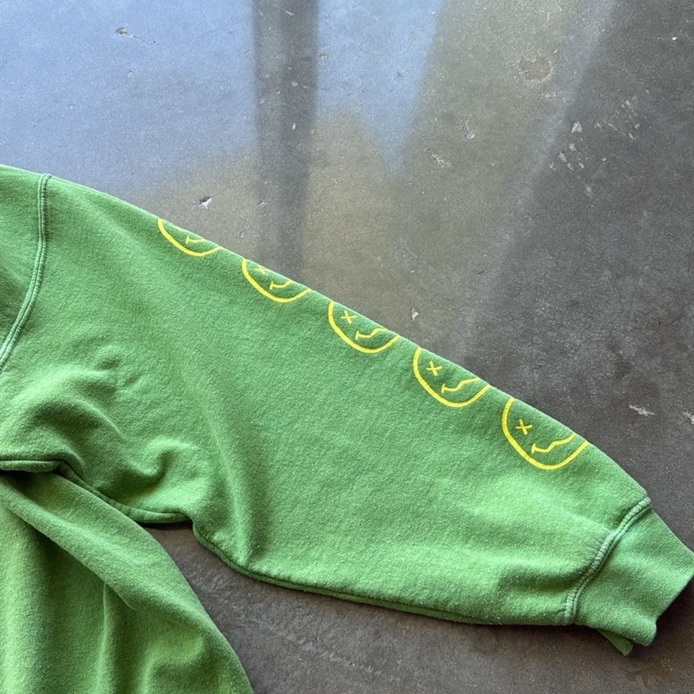 UO Nirvana Smile Oversized Crew Neck Sweathirt - Picture 7 of 14